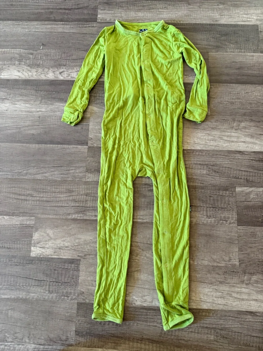 Kickee green pajama
